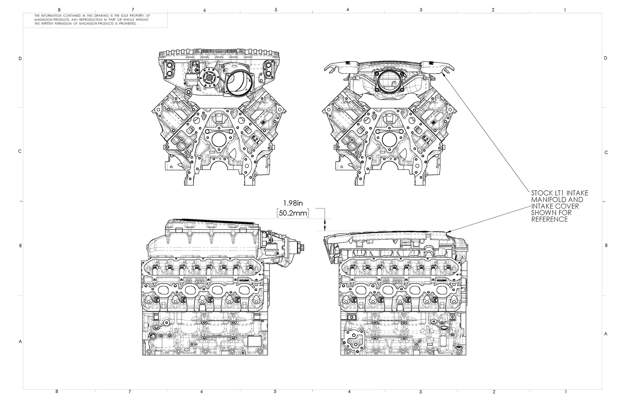 Magnum TVS2650 LT1/LT4 Hot Rod Kit with Camaro Drive