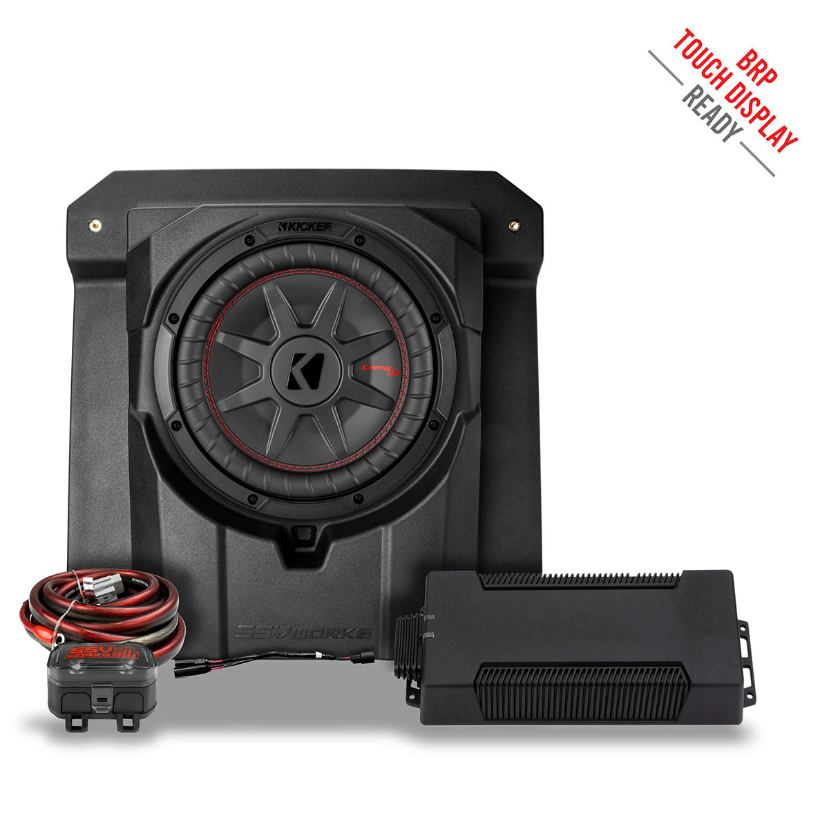 2024-2026 CanAm® Maverick R Front Under-Seat 850watt 10" Subwoofer Add-On for Factory JL® System