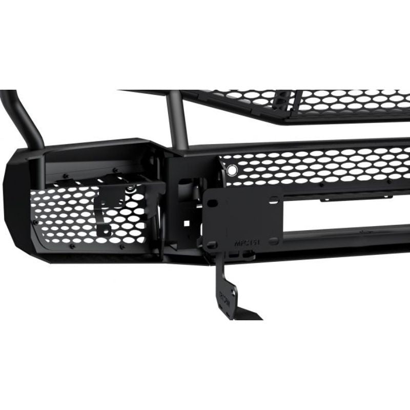 Ranch Hand Midnight Series Front Bumper W/ Grille Guard Fits Select 15-19 Chevrolet Silverado 2500 HD/3500 HD Model MFC151BM1