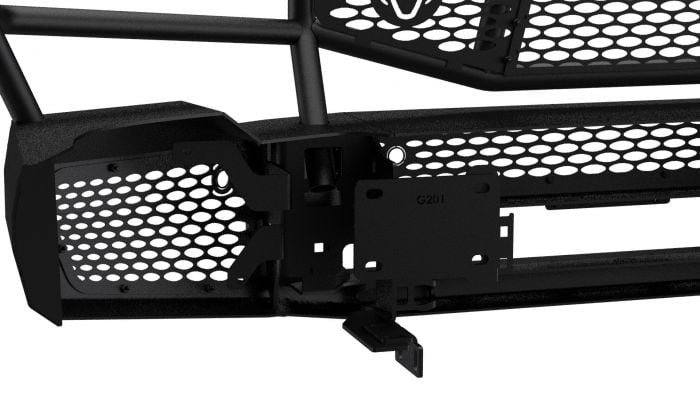 Ranch Hand Midnight Front Bumper With Grille Guard 15-23 GM 6.6L Duramax 2500/3500HD