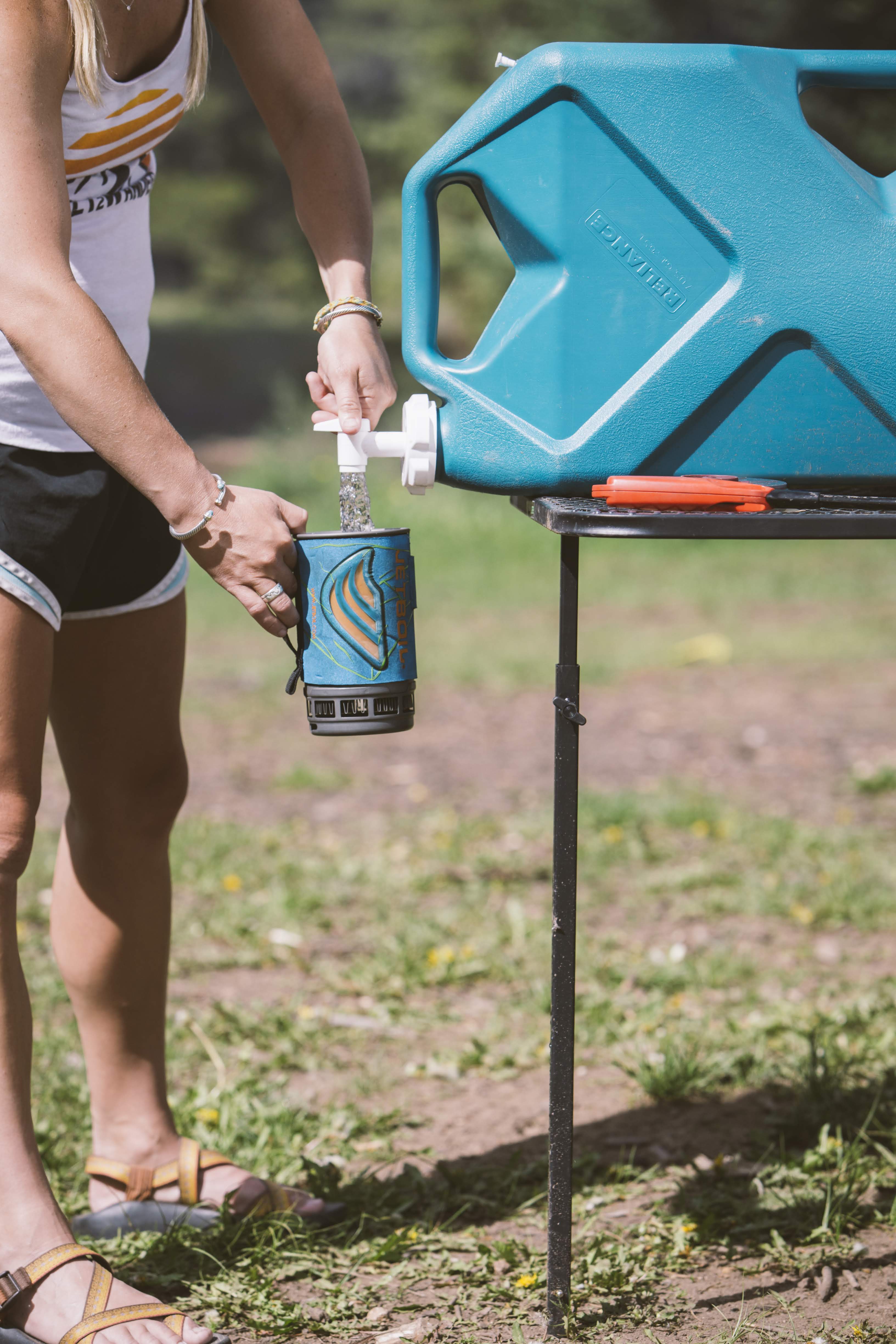 Medium Steel Camping Tire Table