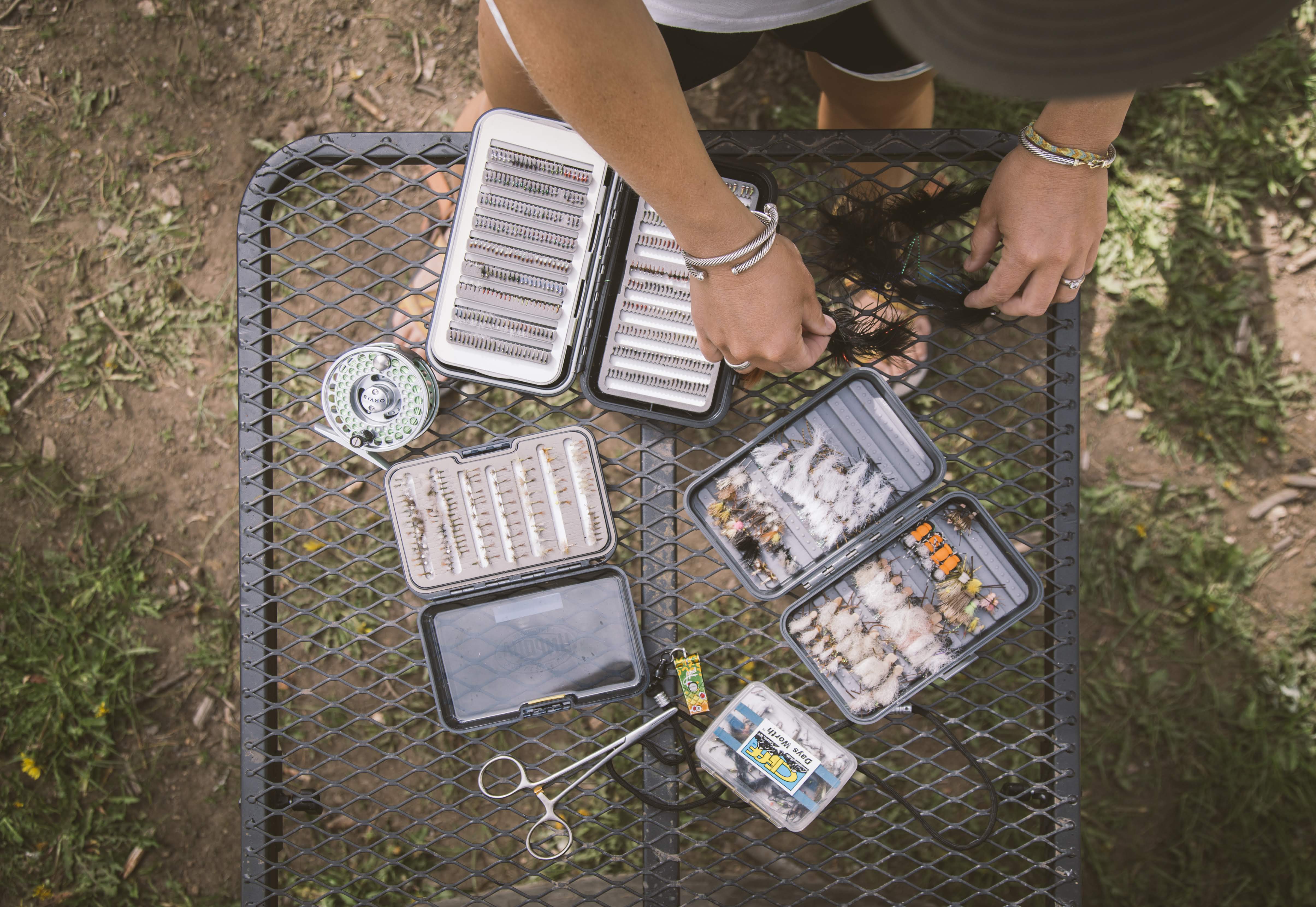 Medium Steel Camping Tire Table