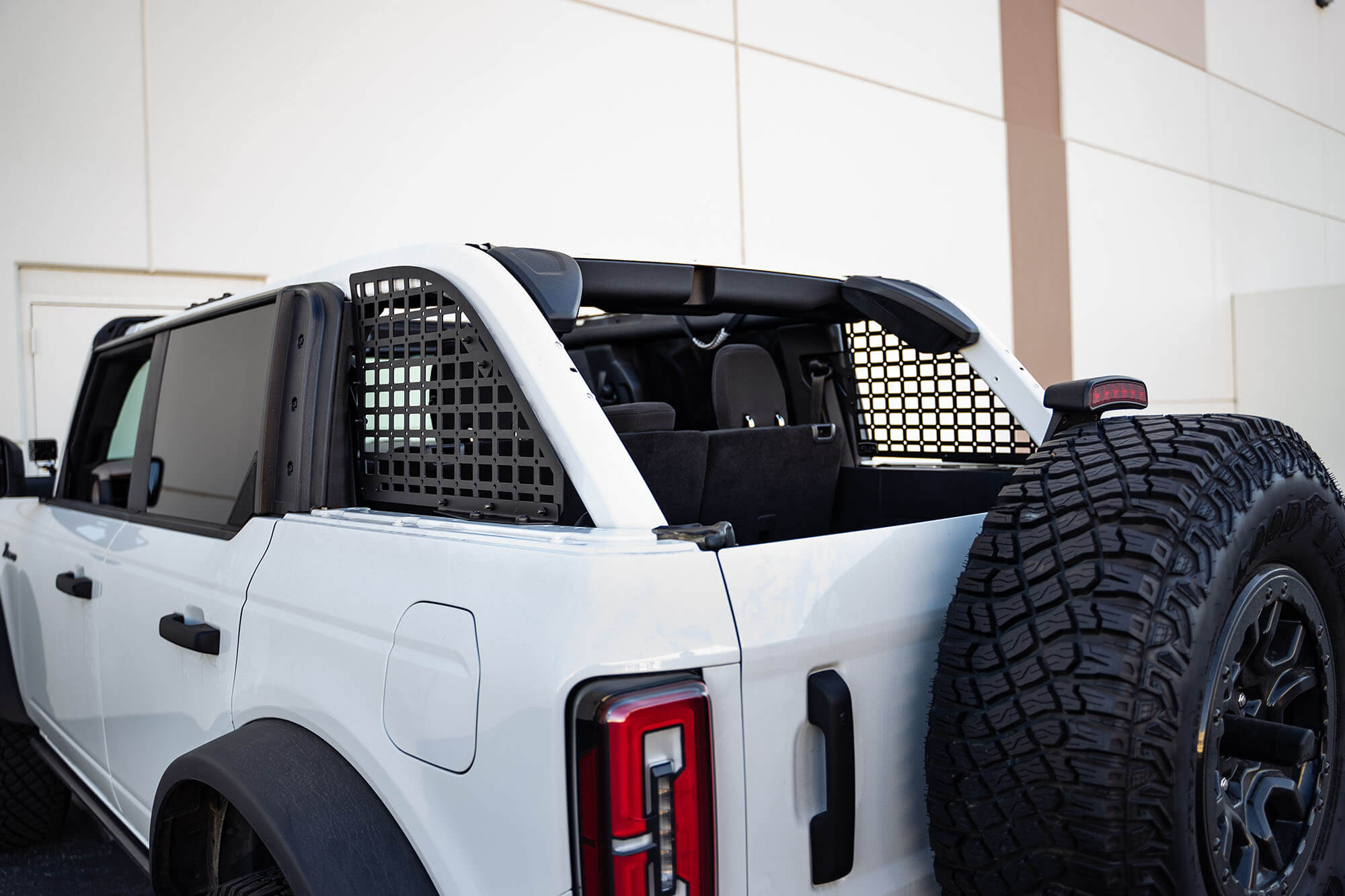 2021 2024 Ford Bronco 4 Door Hard Top Only Rear Window Molle Panels DV8 Offroad