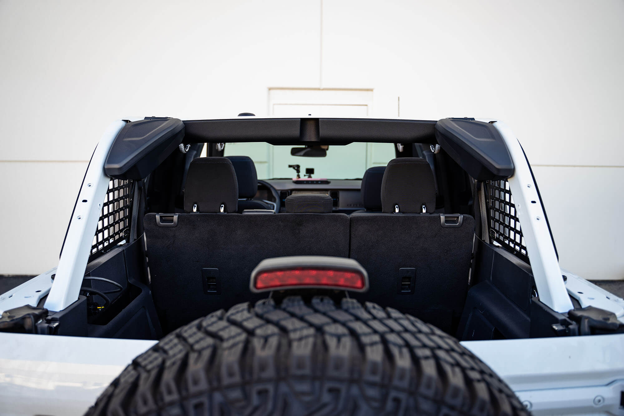 2021 2024 Ford Bronco 4 Door Hard Top Only Rear Window Molle Panels DV8 Offroad