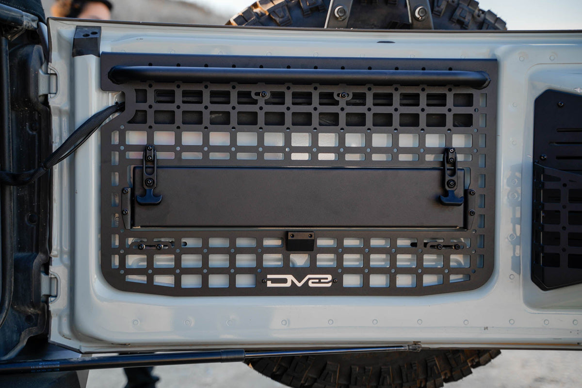 2021 2024 Ford Bronco Tailgate Molle Panel DV8 Offroad