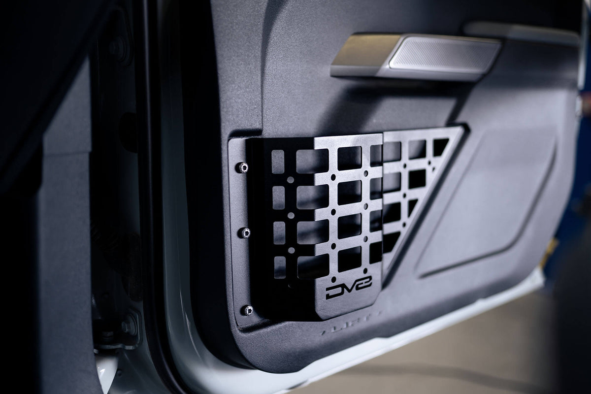 2021 2024 Ford Bronco Front Door Pocket Molle Panels DV8 Offroad