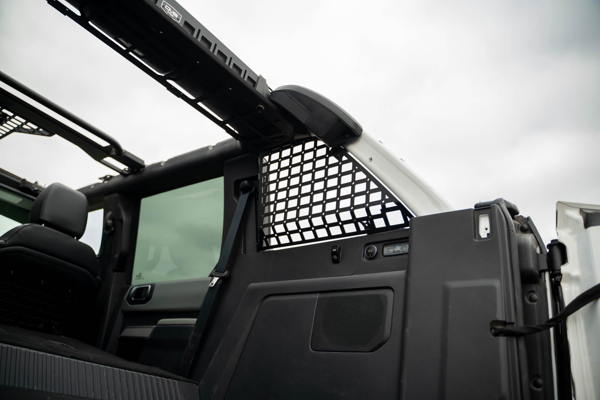 2021 2024 Ford Bronco 4 Door HardTop Only Pocketed Rear Window Molle Panels DV8 Offroad