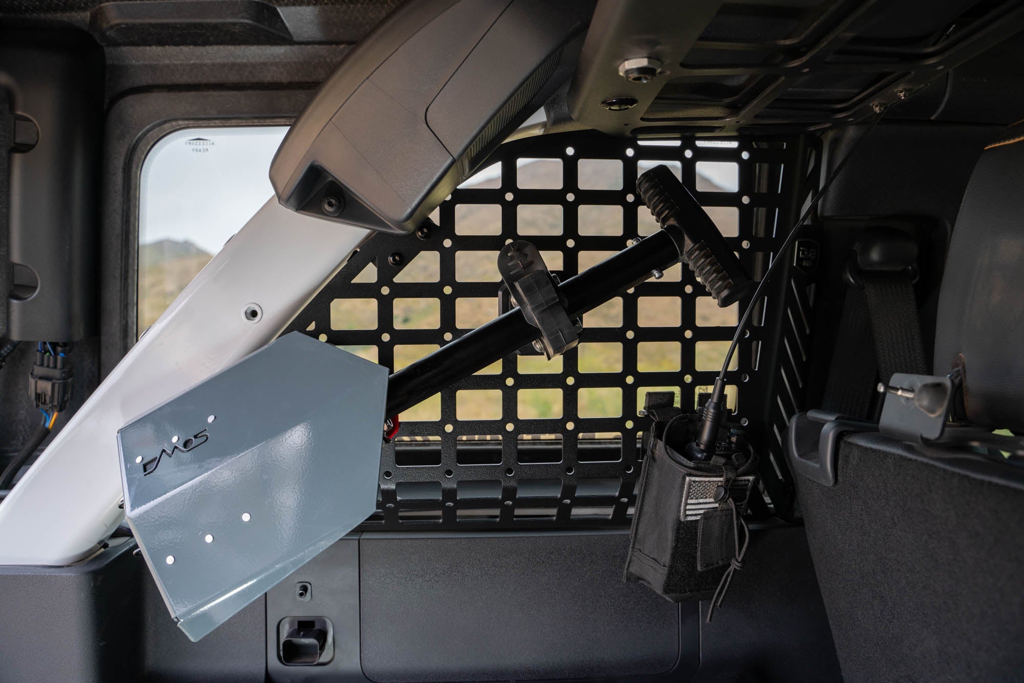 2021 2024 Ford Bronco 4 Door HardTop Only Pocketed Rear Window Molle Panels DV8 Offroad
