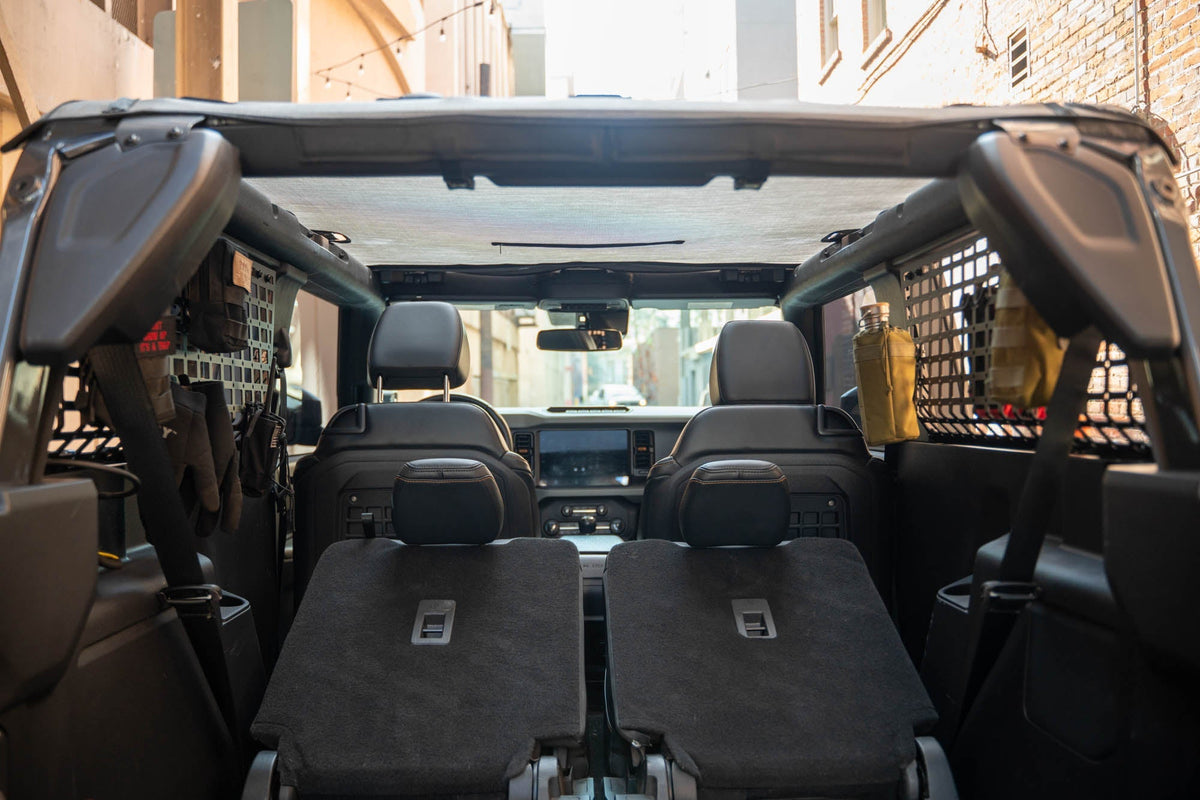 2021 2024 Ford Bronco Rear Window Molle Panels DV8 Offroad