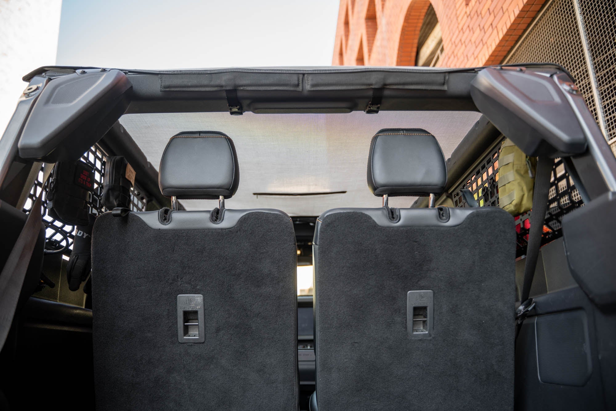 2021 2024 Ford Bronco Rear Window Molle Panels DV8 Offroad