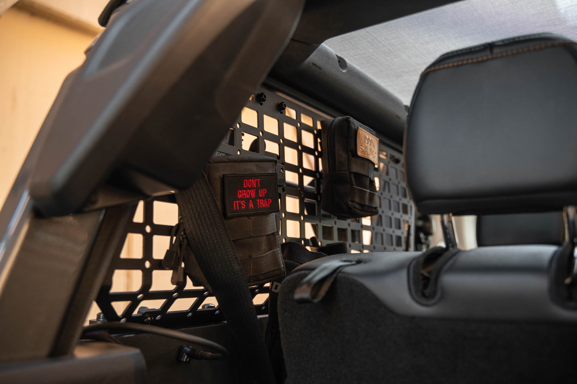 2021 2024 Ford Bronco Rear Window Molle Panels DV8 Offroad