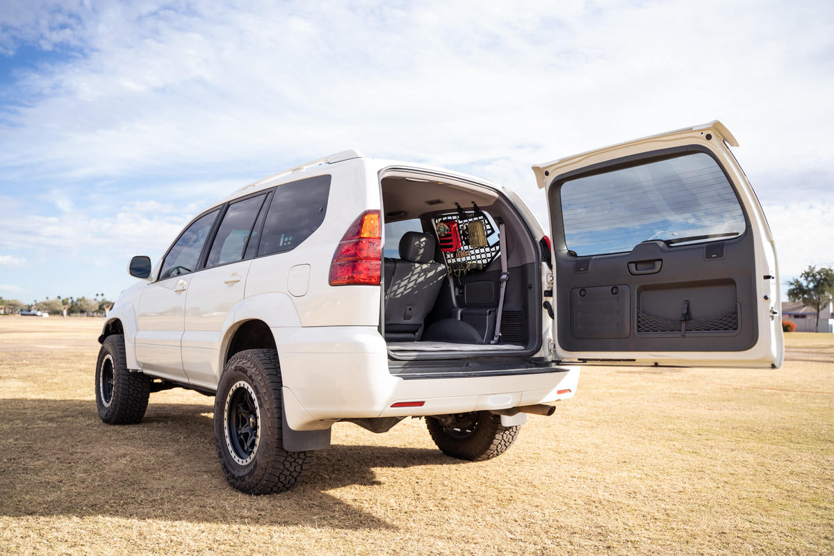 2003 2009 Lexus Gx 470 Rear Window Molle Storage Panels DV8 Offroad