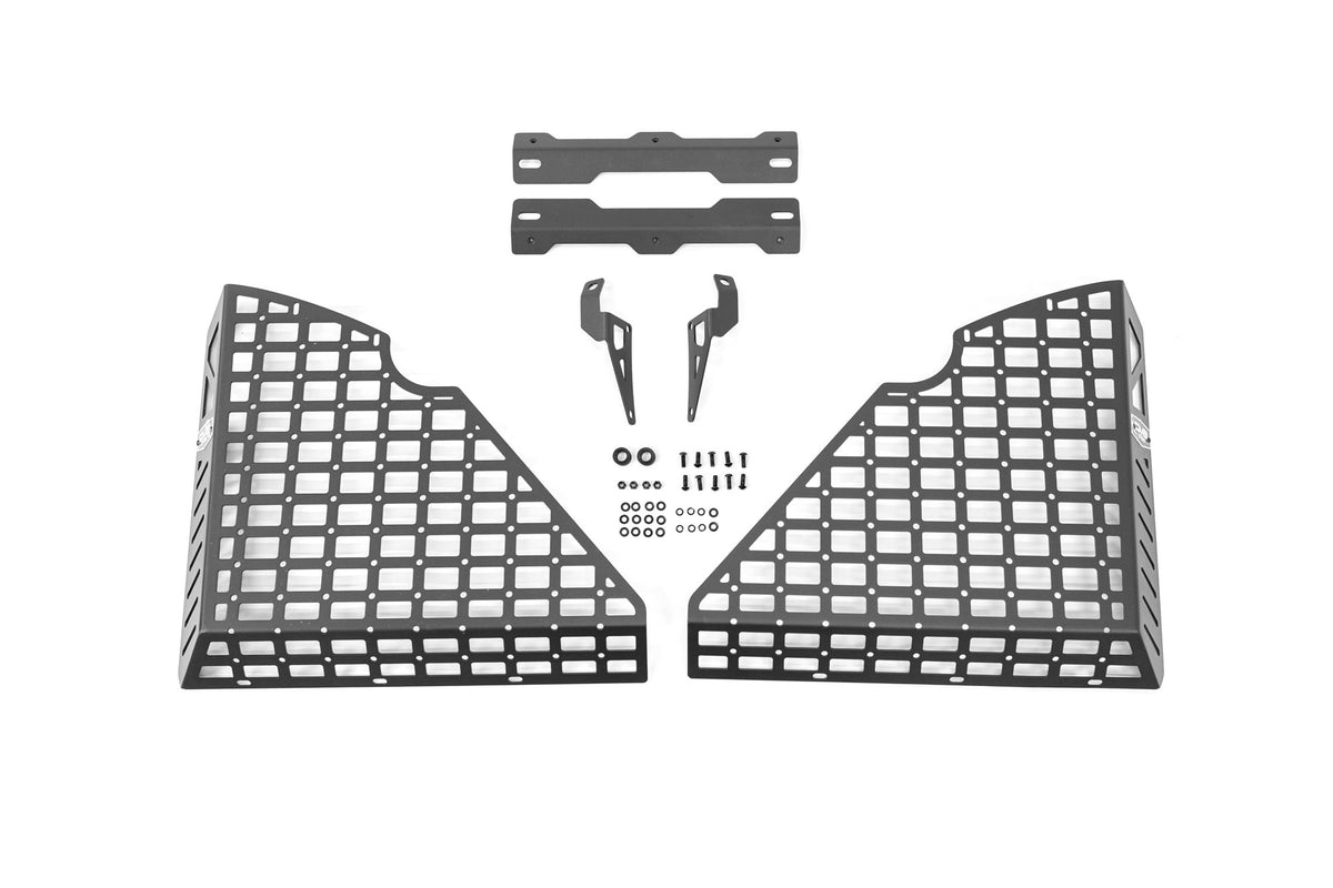 2007 2018 Wrangler JK 4 Door Pocketed Rear Window Molle Panels DV8 Offroad
