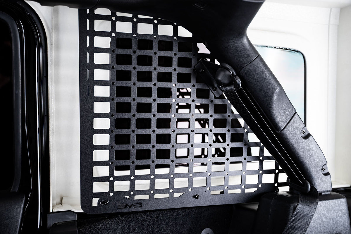 2018 2023 Jeep Wrangler Rear Window Molle Panels DV8 Offroad