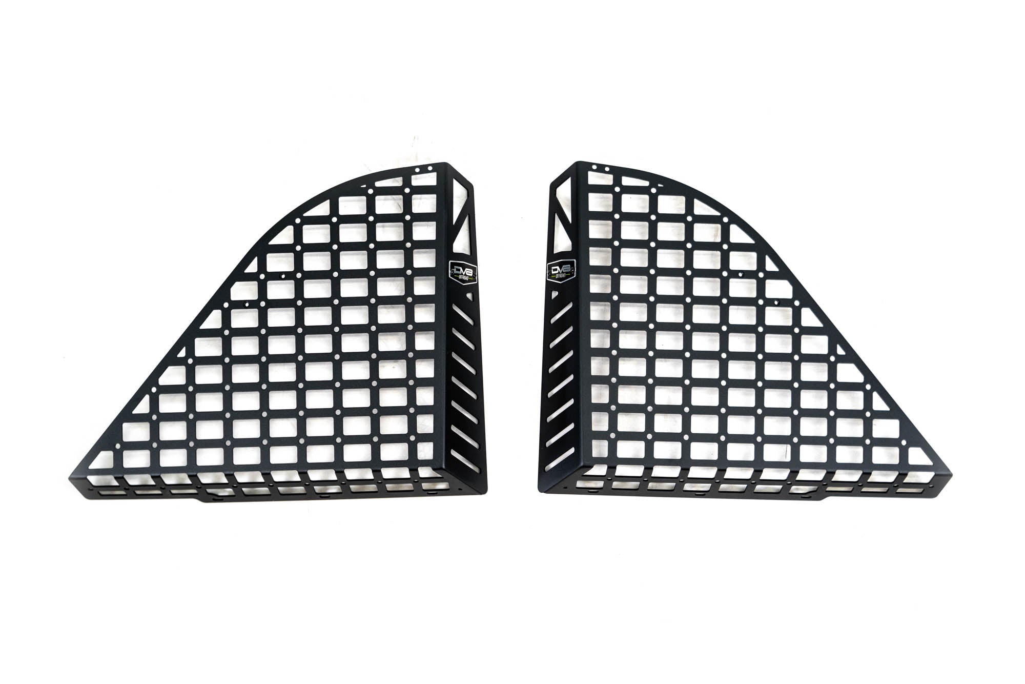 2018 2025 Jeep Wrangler 4 Door Rear Window Pocketed Molle Panels DV8 Offroad
