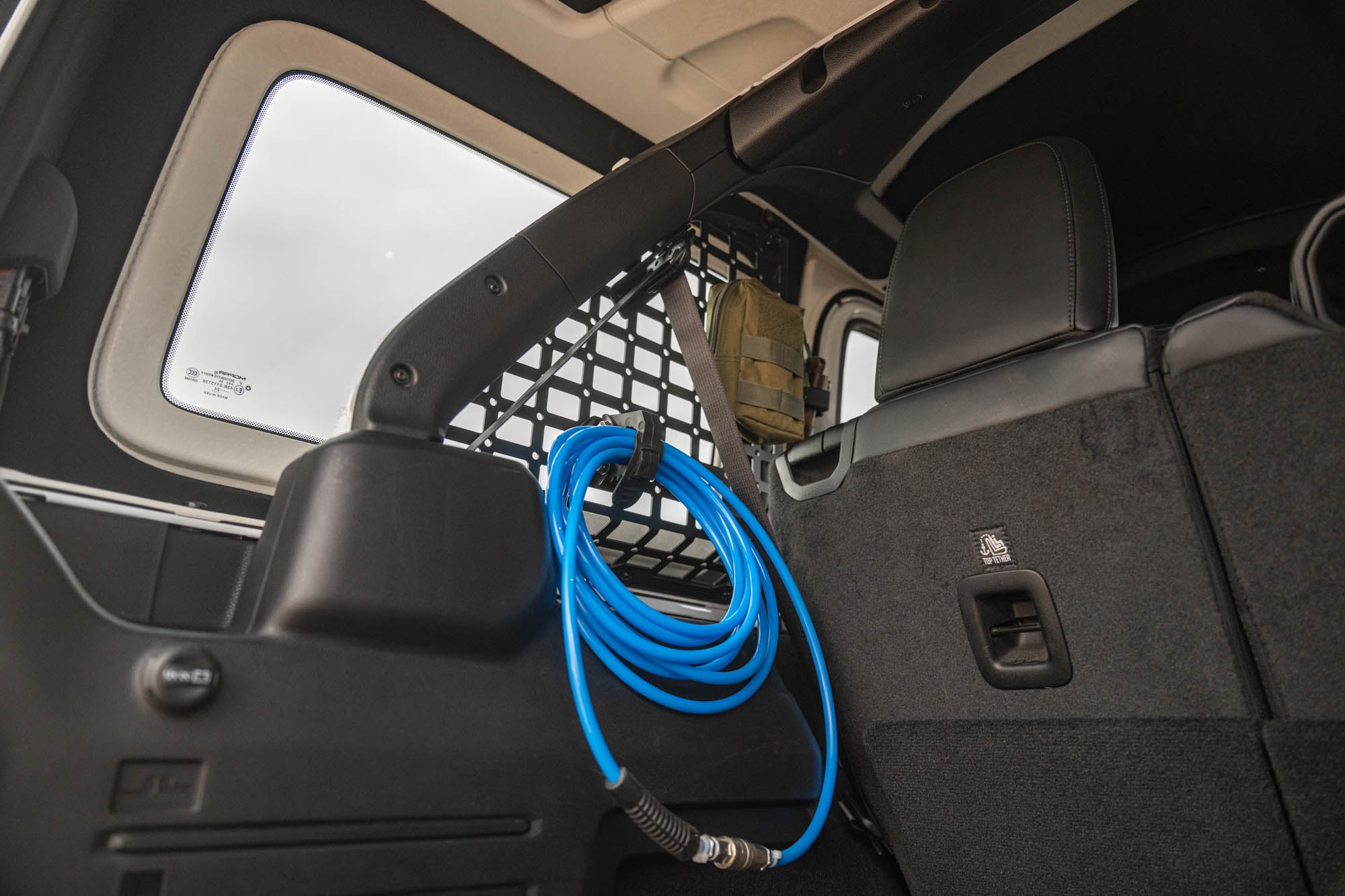 2018 2025 Jeep Wrangler 4 Door Rear Window Pocketed Molle Panels DV8 Offroad