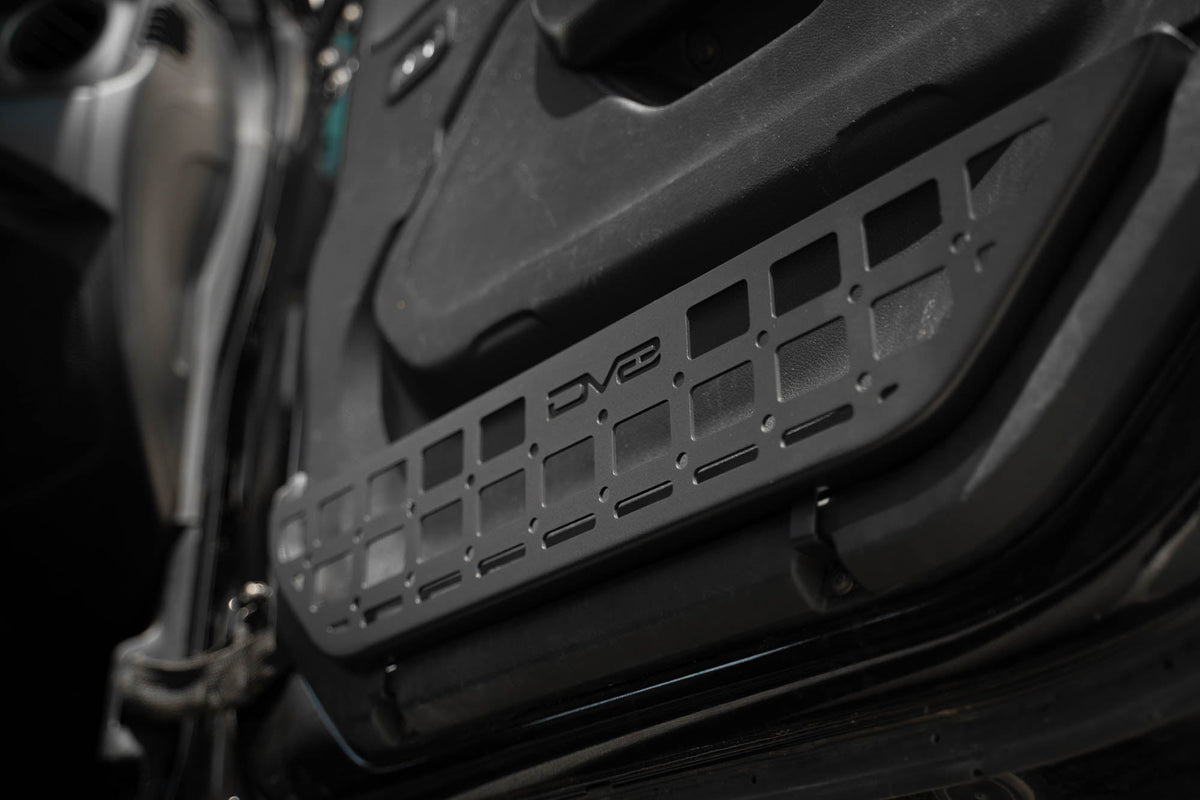 2018 2025 Jeep Wrangler JL, JLU Slim Front Door ONLY Molle Pockets DV8 Offroad