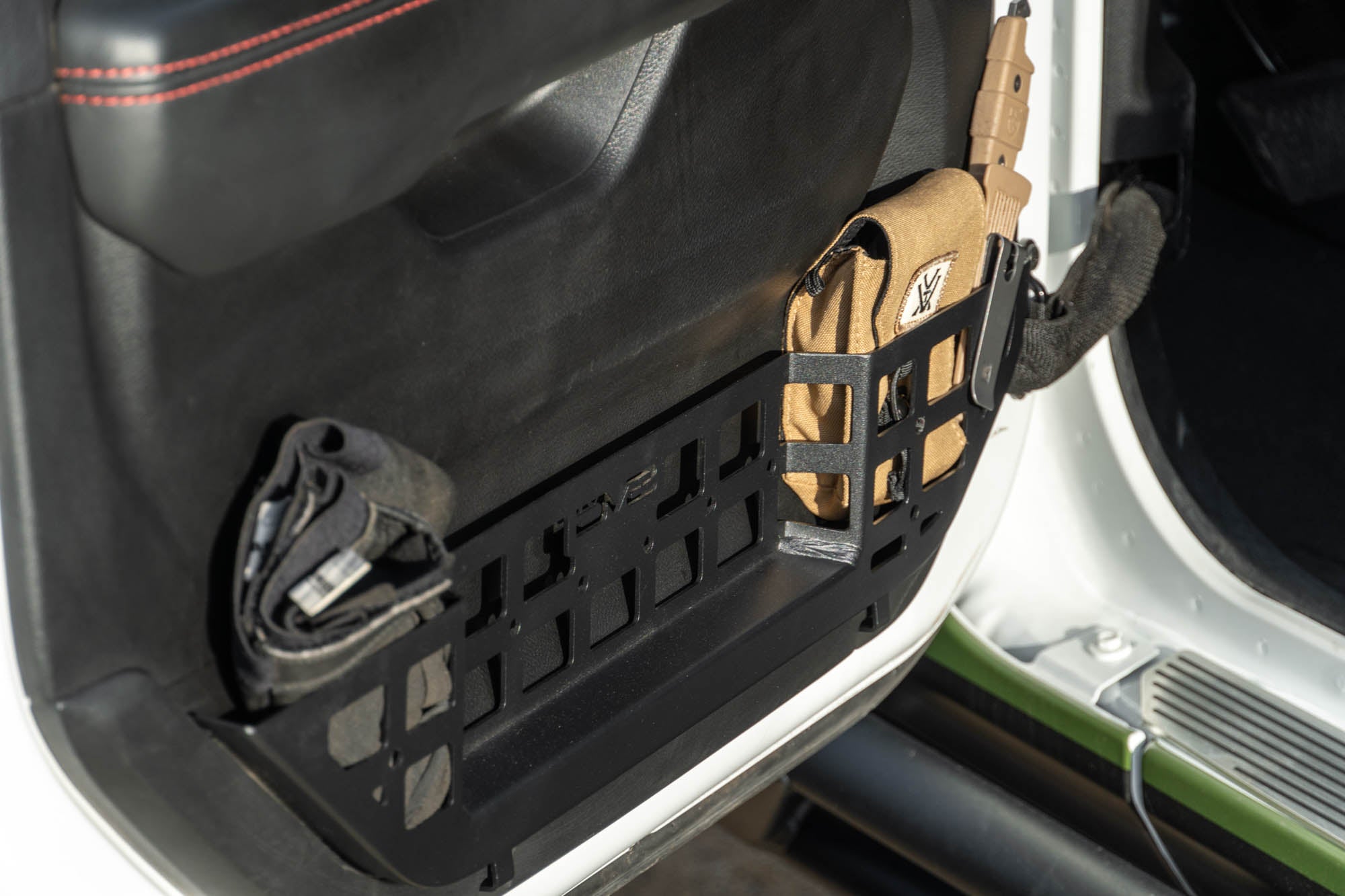 2018 2025 Jeep Wrangler JL & Gladiator JT Electric Seat Front Door Molle Pockets DV8 Offroad