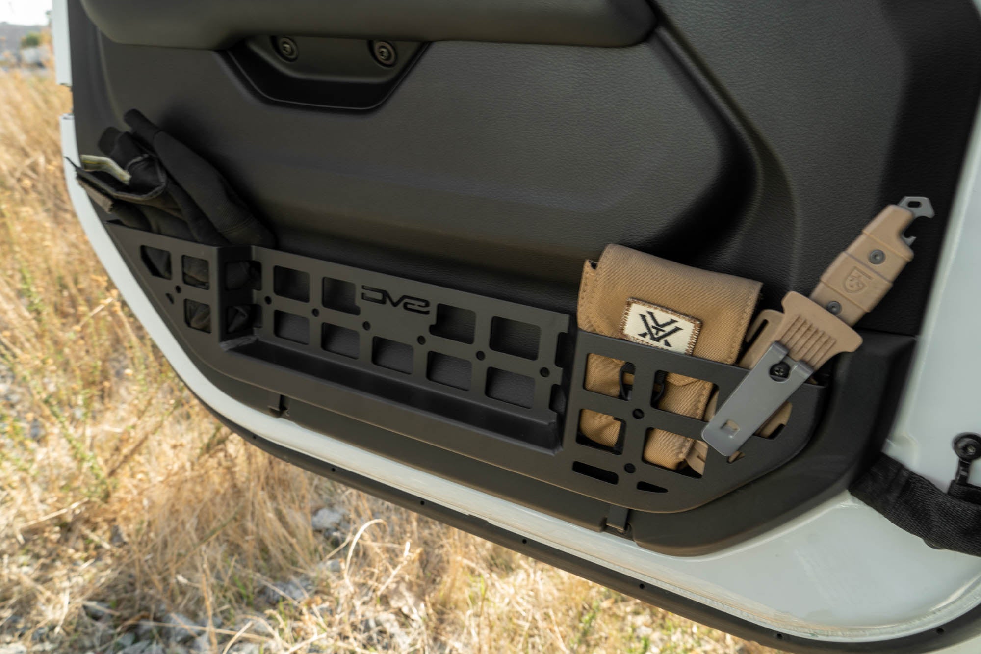 2018 2025 Jeep Wrangler JL & Gladiator JT Electric Seat Front Door Molle Pockets DV8 Offroad
