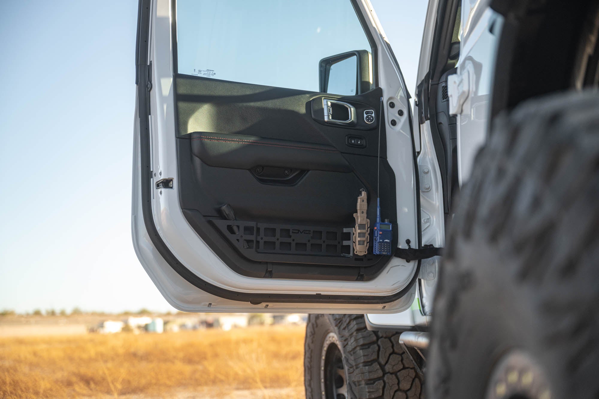 2018 2025 Jeep Wrangler JL & Gladiator JT Electric Seat Front Door Molle Pockets DV8 Offroad