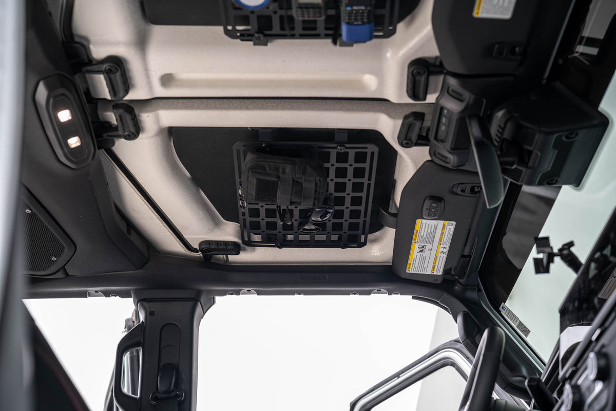 2018 2025 Jeep Wrangler JL Roof Mount for 15 Inch x 12 Inch Molle Panel DV8 Offroad