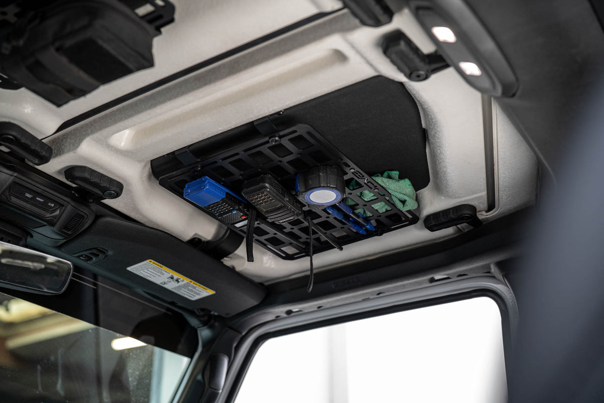 2018 2025 Jeep Wrangler JL Roof Mount for 15 Inch x 12 Inch Molle Panel DV8 Offroad