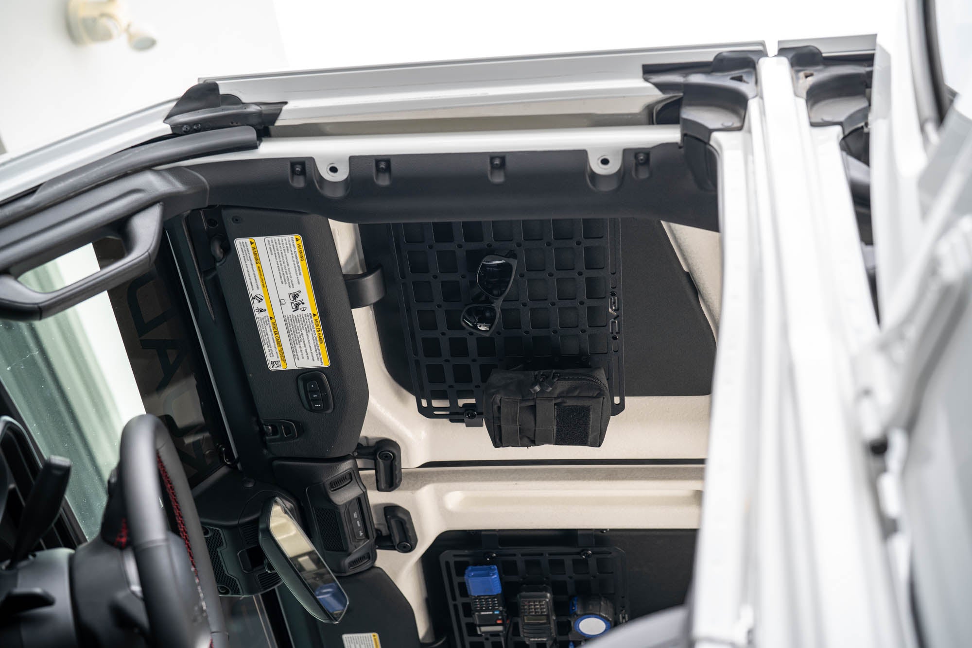 2018 2025 Jeep Wrangler JL Roof Mount for 15 Inch x 12 Inch Molle Panel DV8 Offroad