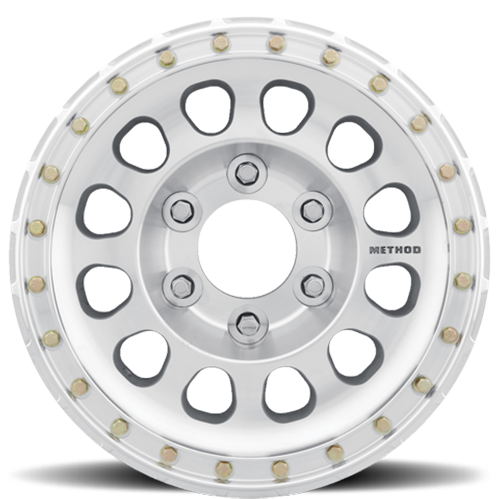 Aluminum Wheels 17x9 Beadlock MR103 Bolt Pattern 8 On 170 Offset -12 Lip Size 2.76 Raw Machined Method