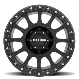Aluminum Wheels 18x9 NV MR305 Bolt Pattern 8 On 165.1 Offset 18 Lip Size 1.38 Matte Black MB Method