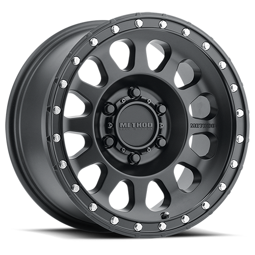 Aluminum Wheels 20x9 MR315 Bolt Pattern 6 On 139.7 Offset 18 Lip Size 2.13 Matte Black MB Method