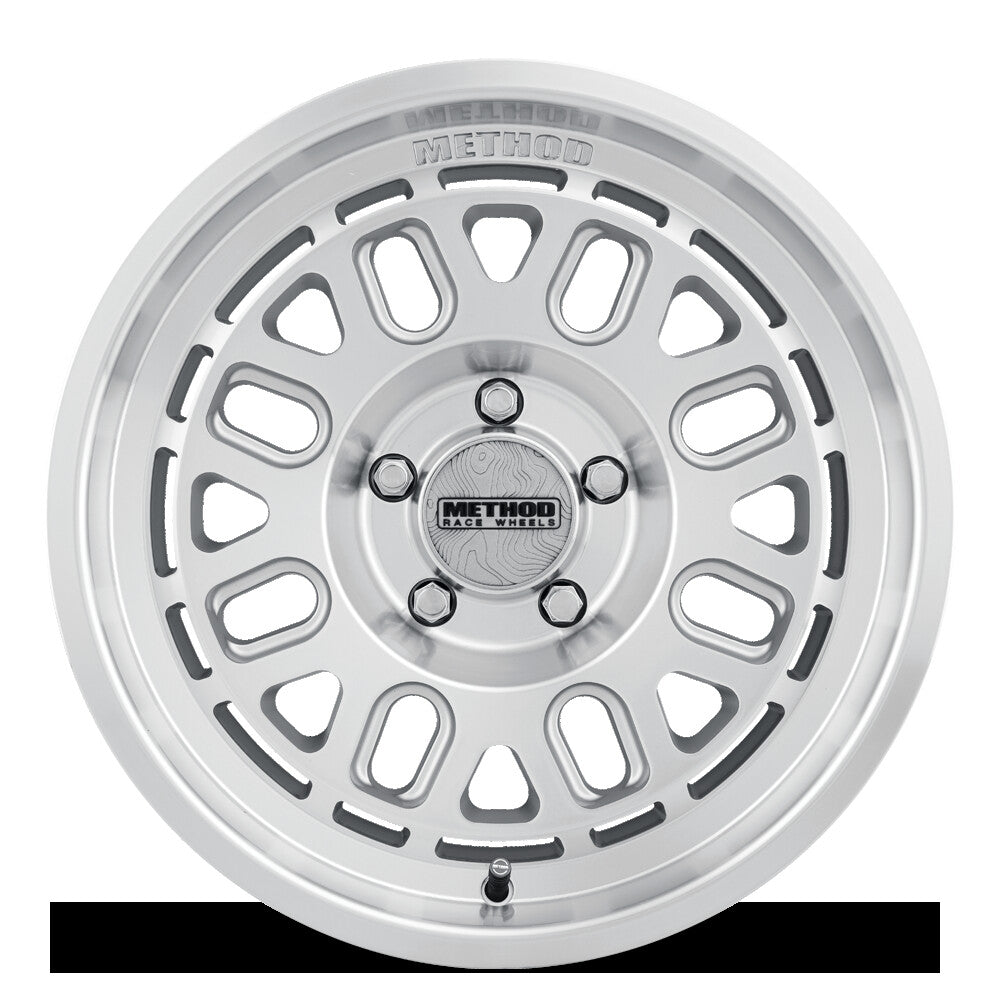MR321, 17x8.5, 0mm Offset, 5x5.5, 108mm Centerbore, Machined Clear Coat, Method Race Wheels