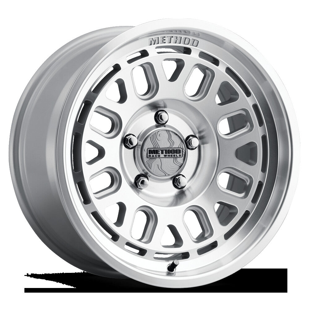 MR321, 17x8.5, 0mm Offset, 5x5.5, 108mm Centerbore, Machined Clear Coat, Method Race Wheels