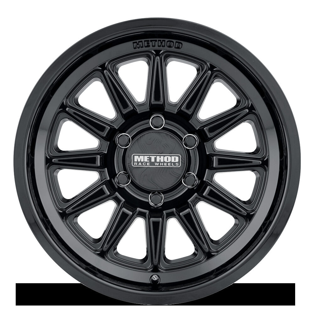 MR323, 17x8.5, 0mm Offset, 6x135, 87mm Centerbore, Gloss Black, Method Race Wheels