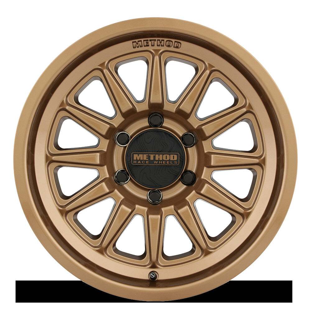 MR323, 17x8.5, 0mm Offset, 6x5.5, 106.25mm Centerbore, Gloss Bronze, Method Race Wheels