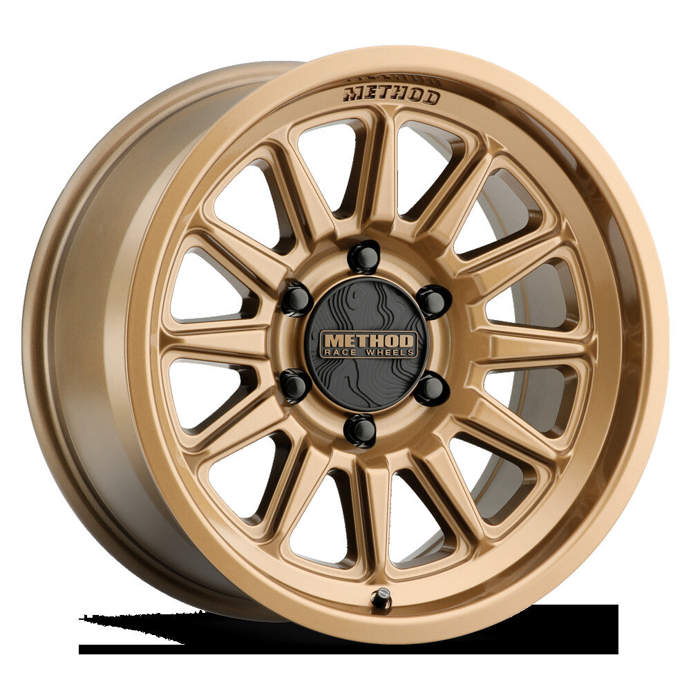 MR323, 18x9, +12mm Offset, 6x5.5, 106.25mm Centerbore, Gloss Bronze, Method Race Wheels
