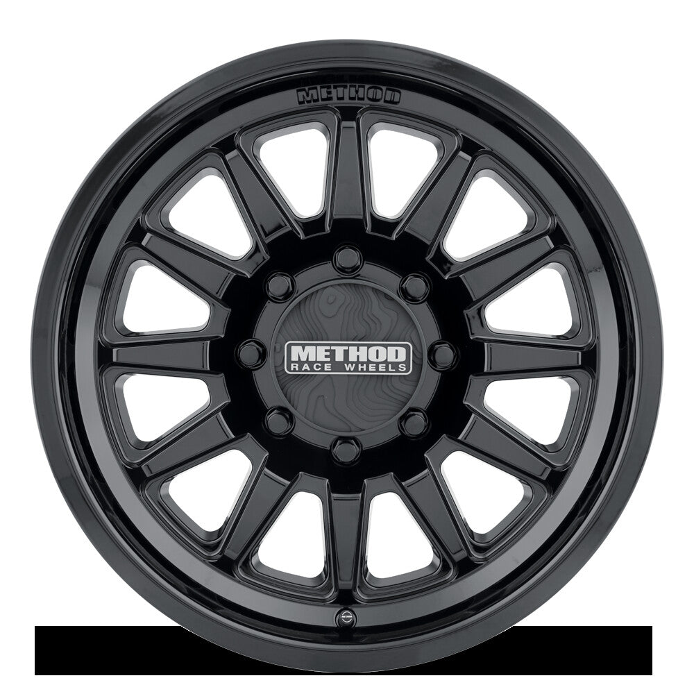 MR323, 18x9, +12mm Offset, 8x6.5, 130.81mm Centerbore, Gloss Black, Method Race Wheels