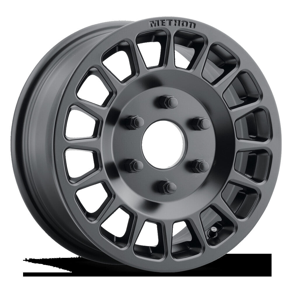 MR407 Bead Grip, 15x6, 5+1/+51mm Offset, 6x5.5, 78.3mm Centerbore, Matte Black, Method Race Wheels