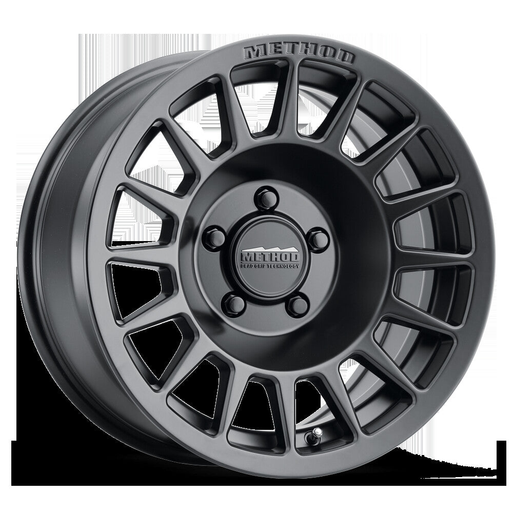 MR707 Bead Grip, 18x8.5, +38mm Offset, 5x120, 64.25mm Centerbore, Matte Black, Method Race Wheels