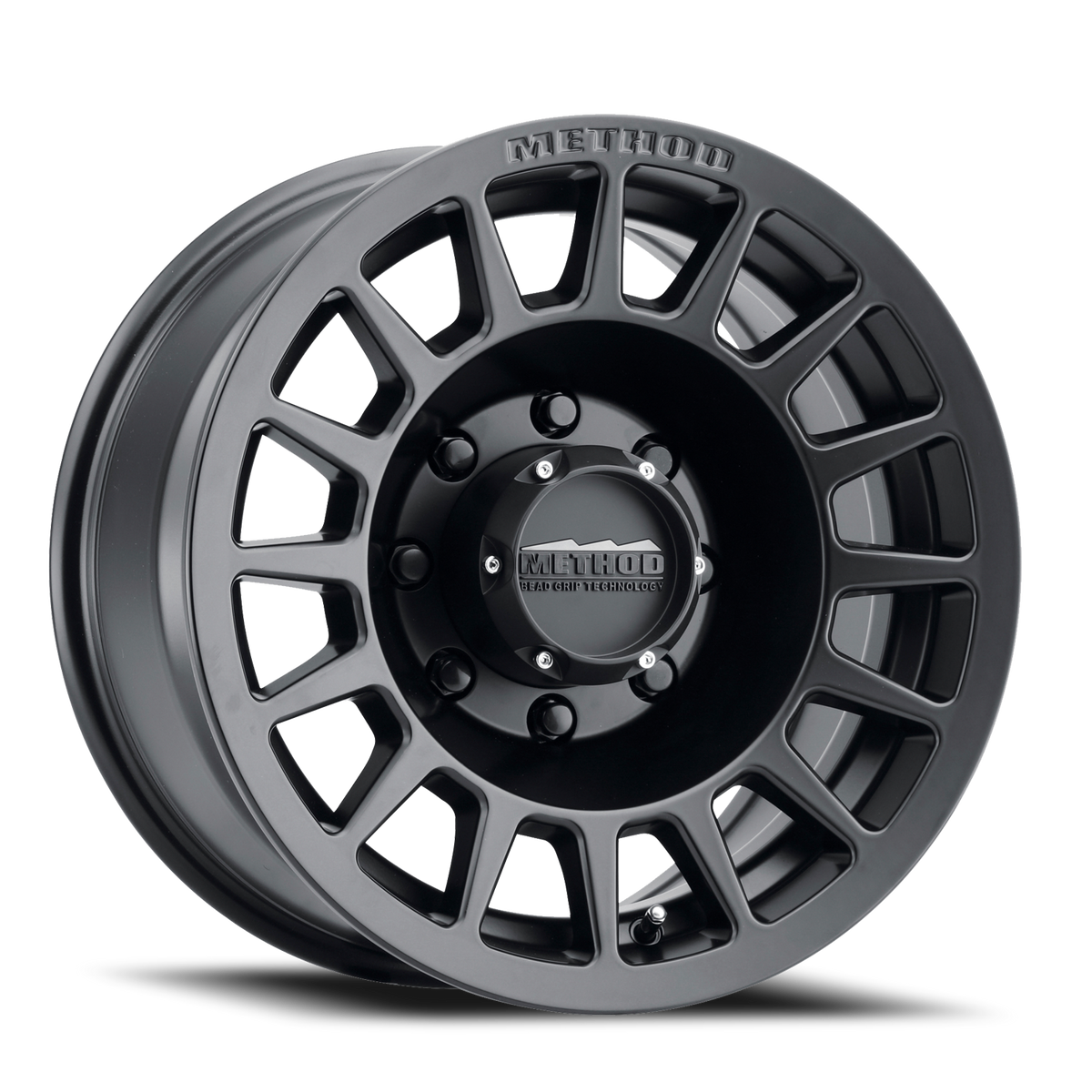 Aluminum Wheels 18x9 Bead Grip MR707 Bolt Pattern 8 On 165.1 Offset 18 Lip Size 0 Matte Black MB Method