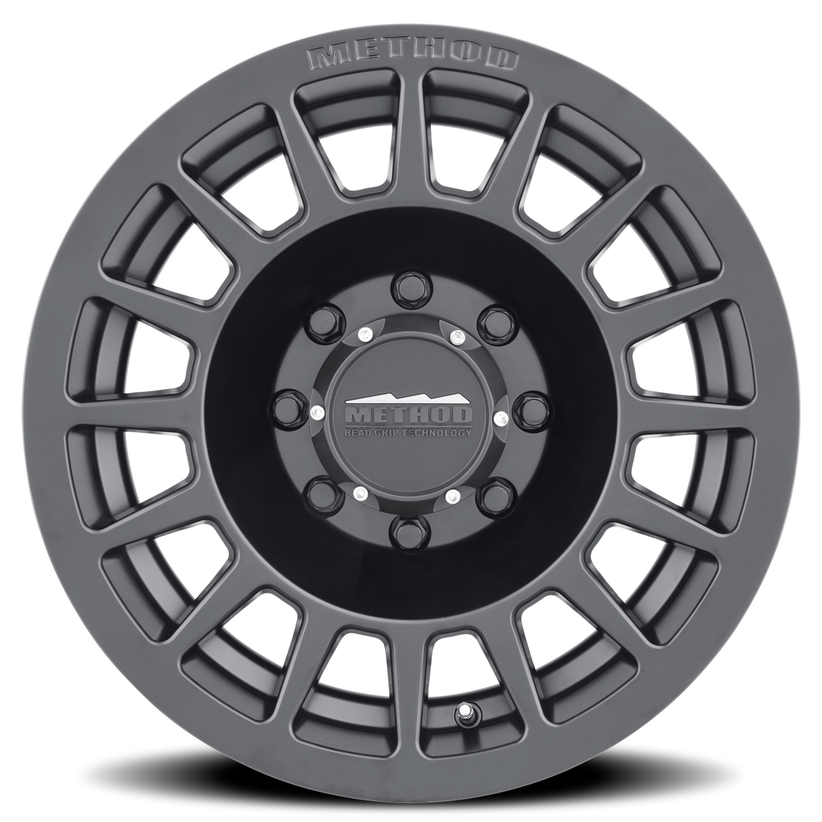 Aluminum Wheels 18x9 Bead Grip MR707 Bolt Pattern 8 On 165.1 Offset 18 Lip Size 0 Matte Black MB Method