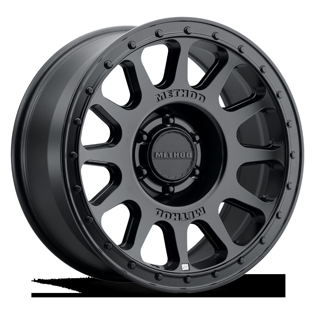 MR709 HD Bead Grip, 20x9, +12mm Offset, 6x135, 87mm Centerbore, Matte Black, Method Race Wheels