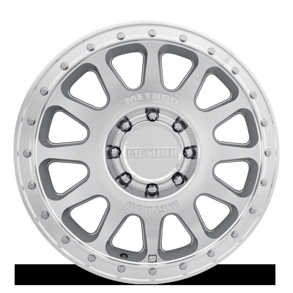 MR709 HD Bead Grip, 20x9, +12mm Offset, 8x170, 125mm Centerbore, Machined Clear Coat, Method Race Wheels