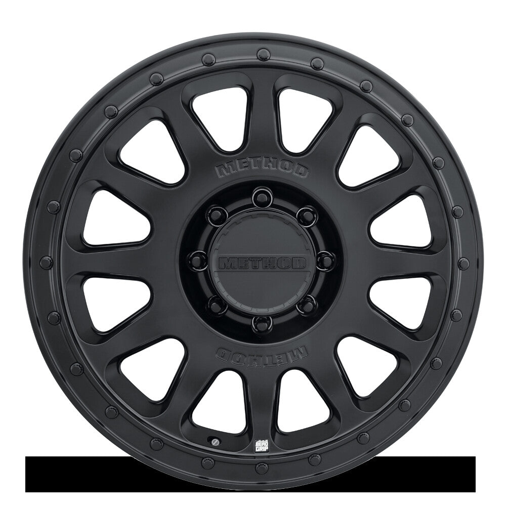 MR709 HD Bead Grip, 20x9, +12mm Offset, 8x170, 125mm Centerbore, Matte Black, Method Race Wheels