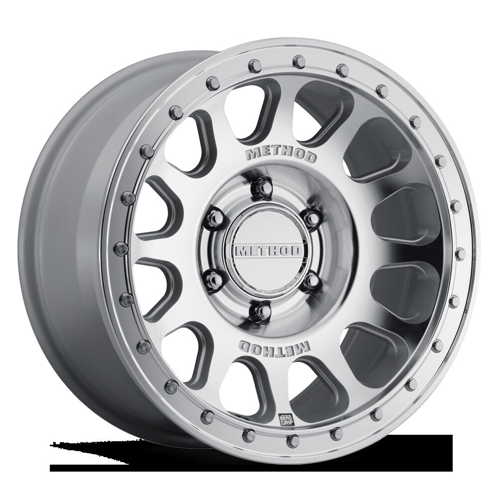 MR709 HD Bead Grip, 18x9, +12mm Offset, 6x135, 87mm Centerbore, Machined Clear Coat, Method Race Wheels