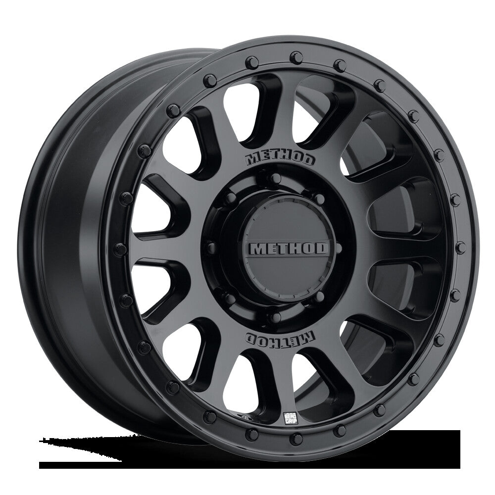 MR709 HD Bead Grip, 18x9, +12mm Offset, 8x6.5, 121.3mm Centerbore, Matte Black, Method Race Wheels