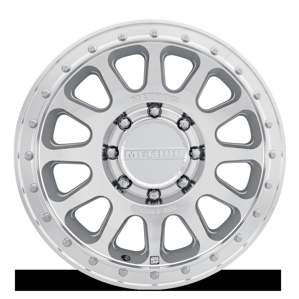 MR709 HD Bead Grip, 18x9, +12mm Offset, 8x170, 125mm Centerbore, Machined Clear Coat, Method Race Wheels
