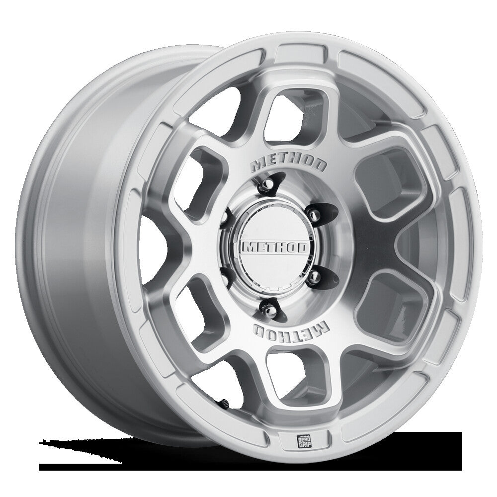 MR710 HD Bead Grip, 20x9, +12mm Offset, 8x170, 125mm Centerbore, Machined Clear Coat, Method Race Wheels