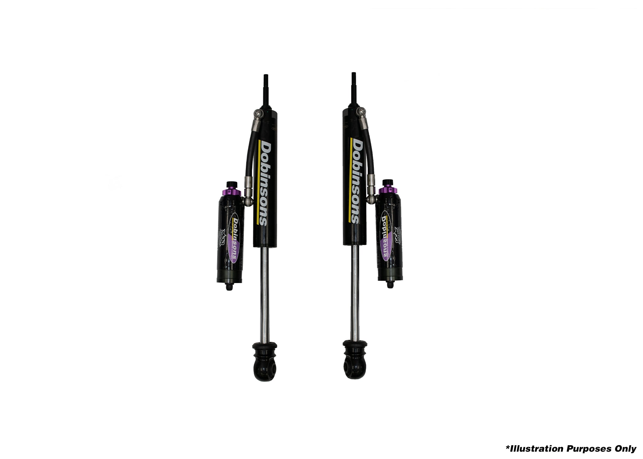 DOBINSONS MRR 3 WAY ADJUSTABLE MONOTUBE RESERVOIR SHOCK 2.2" - MRA43-A807