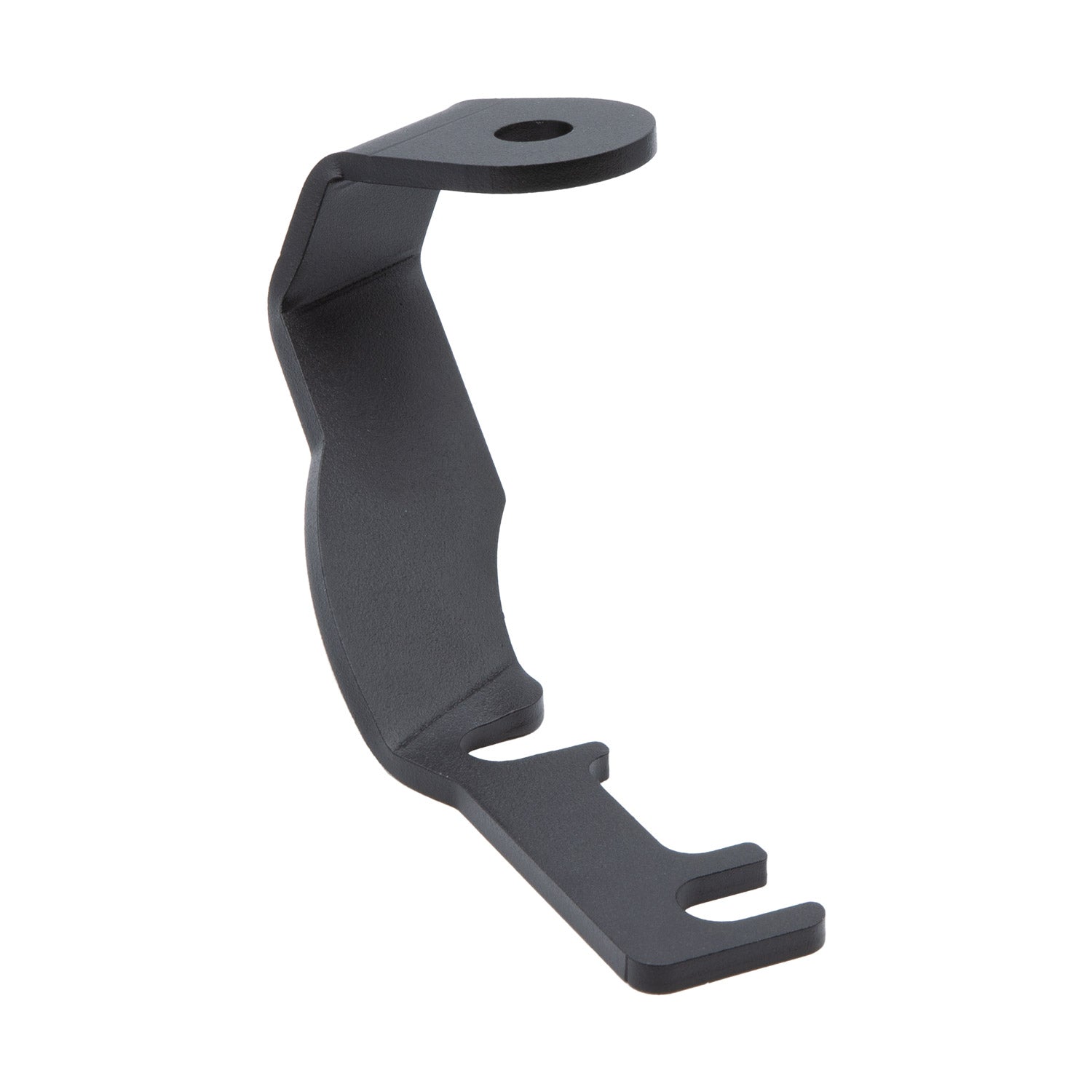 A-Pillar antenna mount for 1995-2004 Toyota Tacoma, designed for passenger side installation, durable black finish.