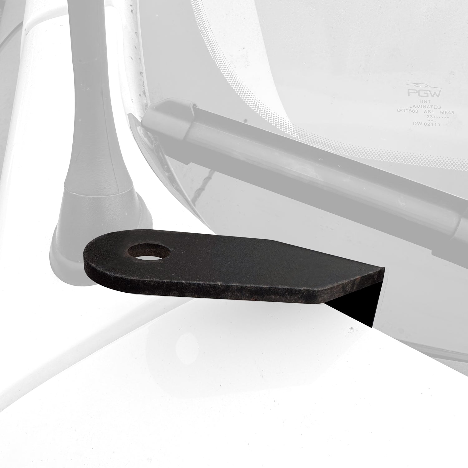 A-Pillar Antenna Mount for Ford Transit Vans - Passenger Side